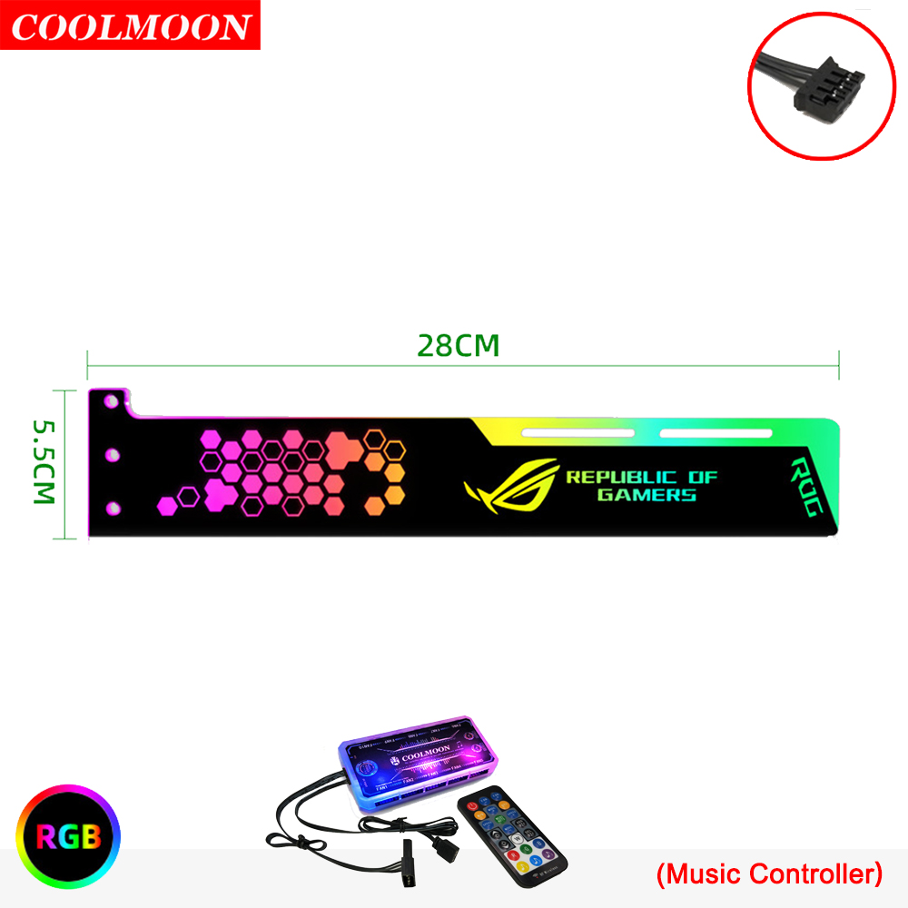 Pc Gaming Msi - Coolmoon 5V Small 4PIN RGB LED