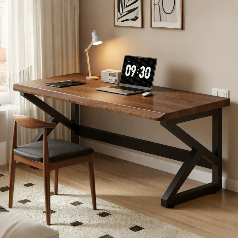 Pc Gaming Zimmer - Vintage Nordic Style Executive Computer Desk