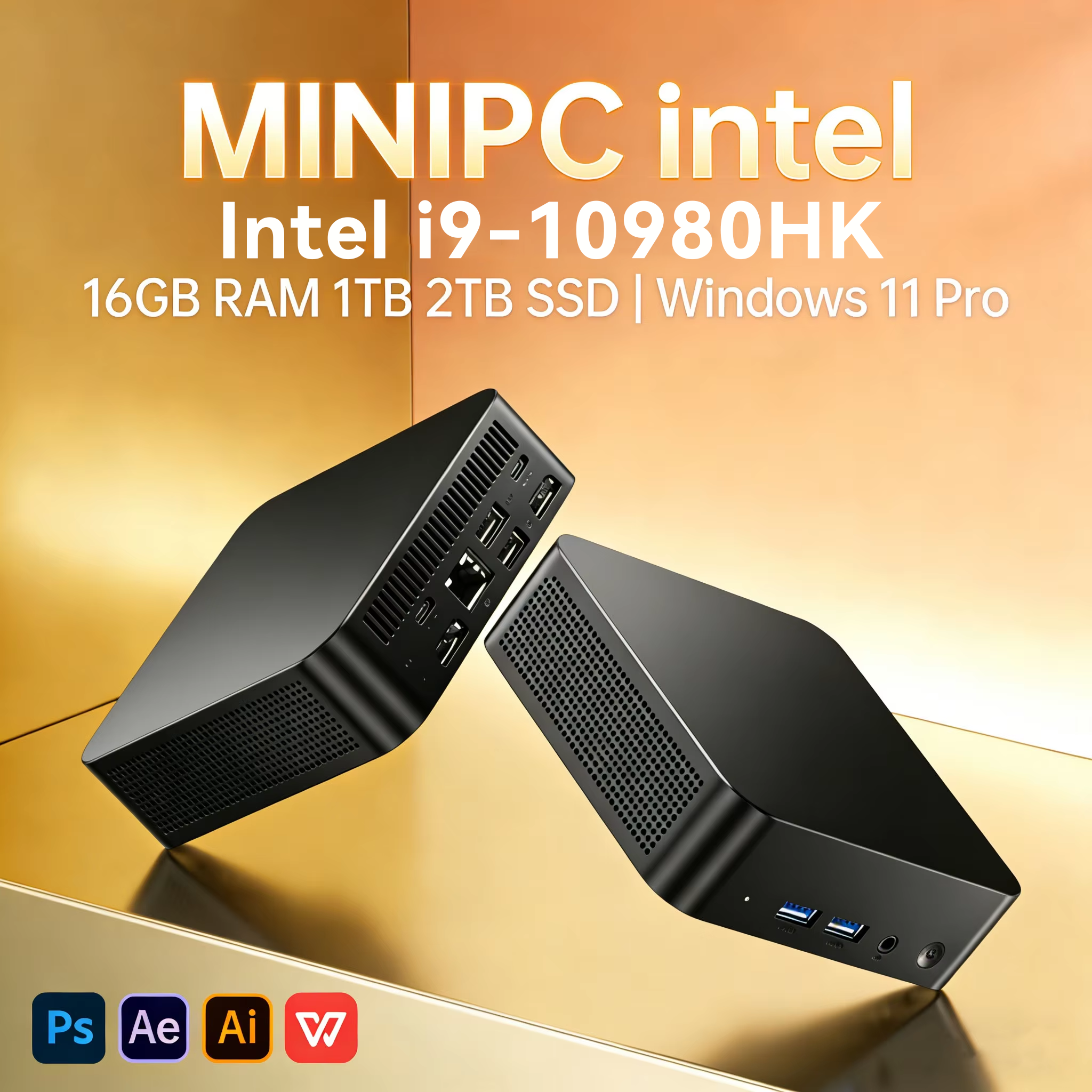 Pc Gaming I9 - Mini PC 2026 New Intel i9-10980HK16GB