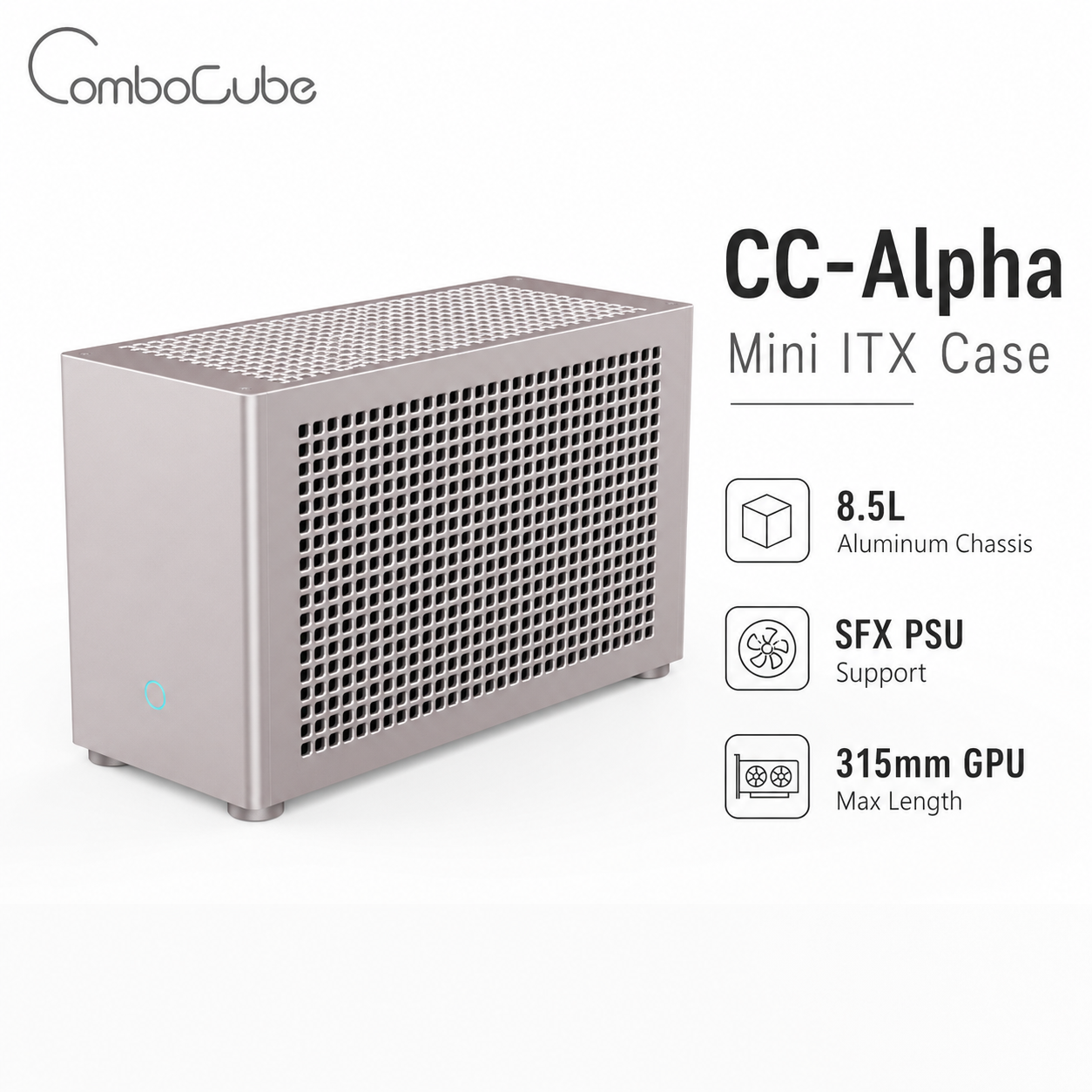 Pc Gaming Itx - Mini ITX PC Case 8.5L CNC