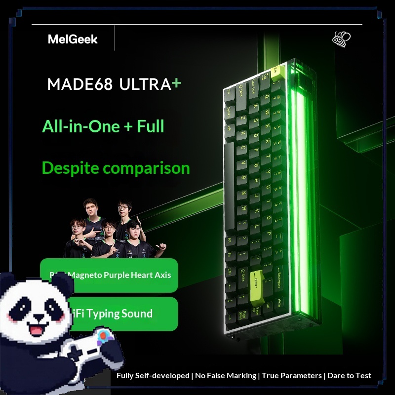 Pc Gaming Valorant - MelGeek MADE68UItra+Magnetic Switch Gaming Keyboard Aluminum