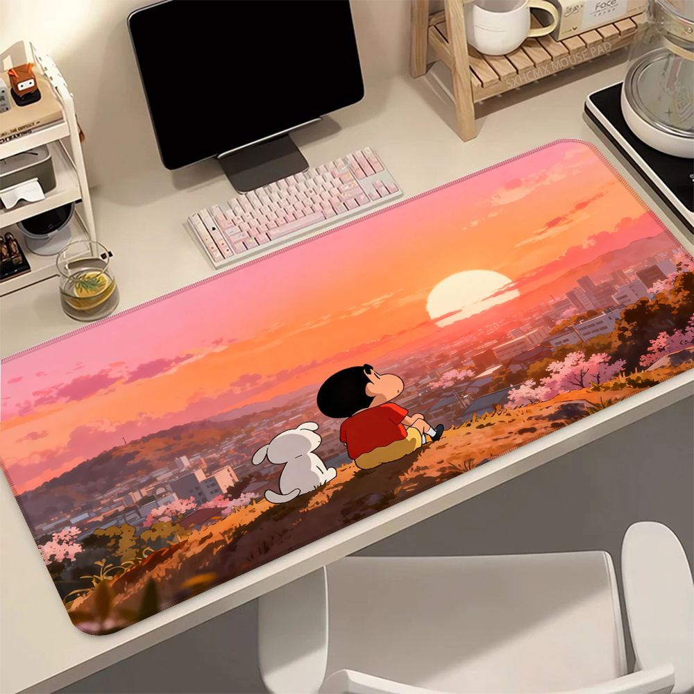 Pc Gaming Keyboards - Anime Cartoon Mouse Pad C-Crayon Shin-chans