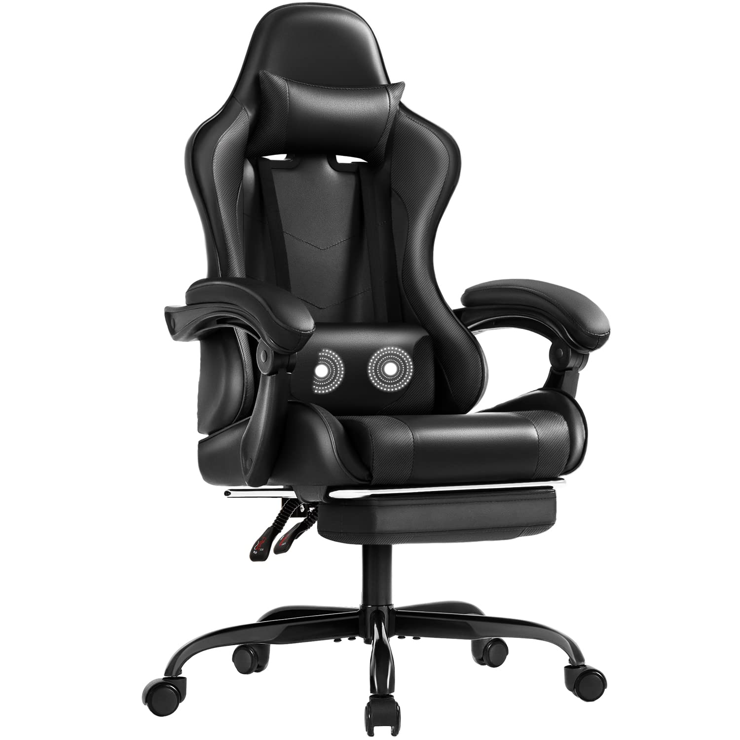 Gaming Chair Lumbar Pillow - Ergonomic Gaming Chair With Adjustable Height,