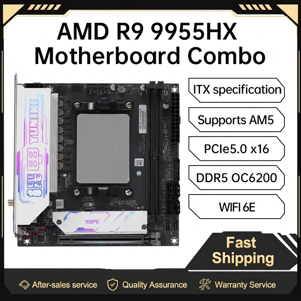 Pc Gaming Itx - TOPC AMD Ryzen 9 9955HX Mini-ITX