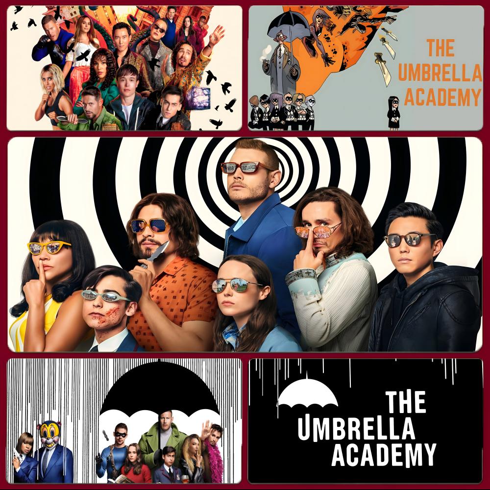 Pc Gaming Umbrella - The Umbrella Academy Mouse Pad Large