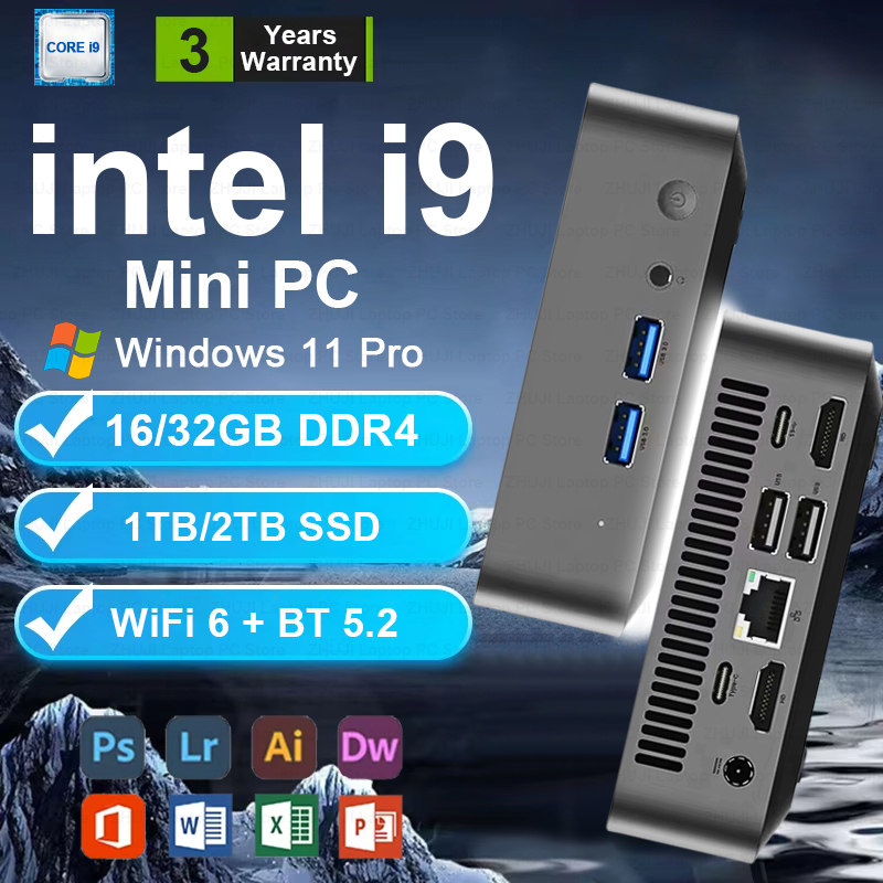 Pc Gaming I9 - MINI PC Windows 11 Intel Core