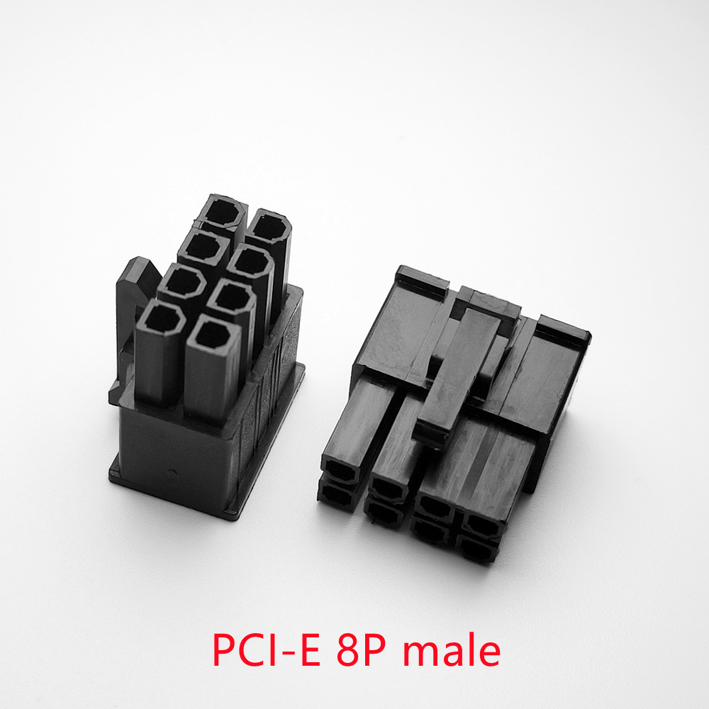 Atx Power Supply - 30PCS/1LOT 4.2mm Black 8P 8PIN Male