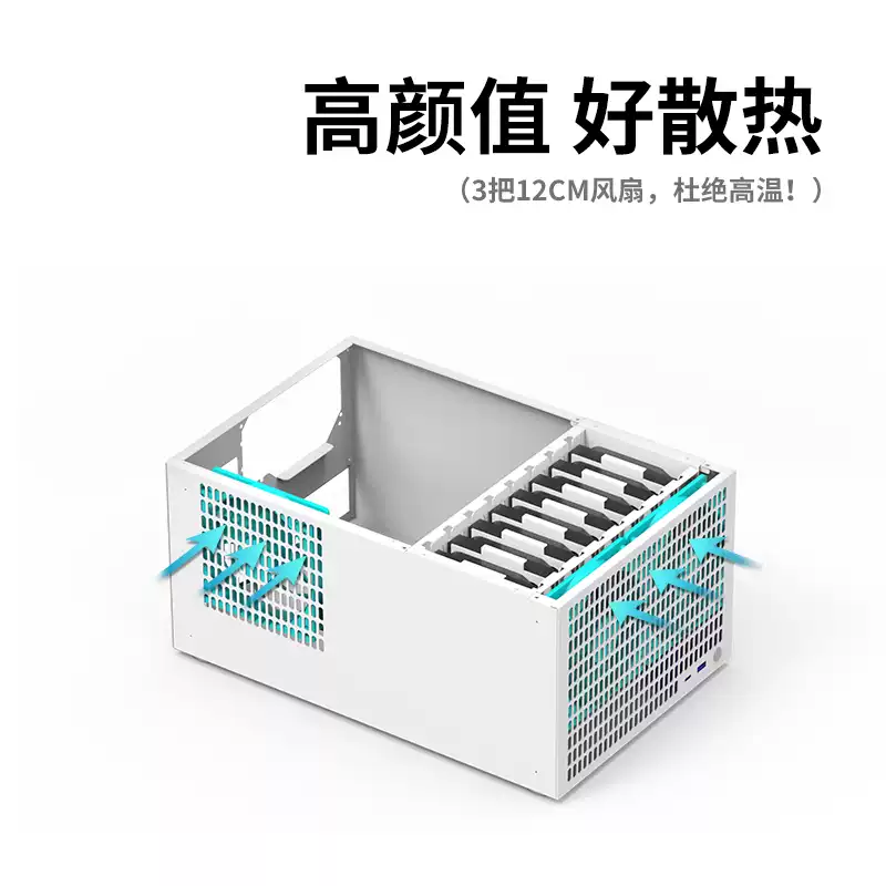 B10 10-bay NAS Case Adaptation - مراجعة Atx Power Supply وسعره