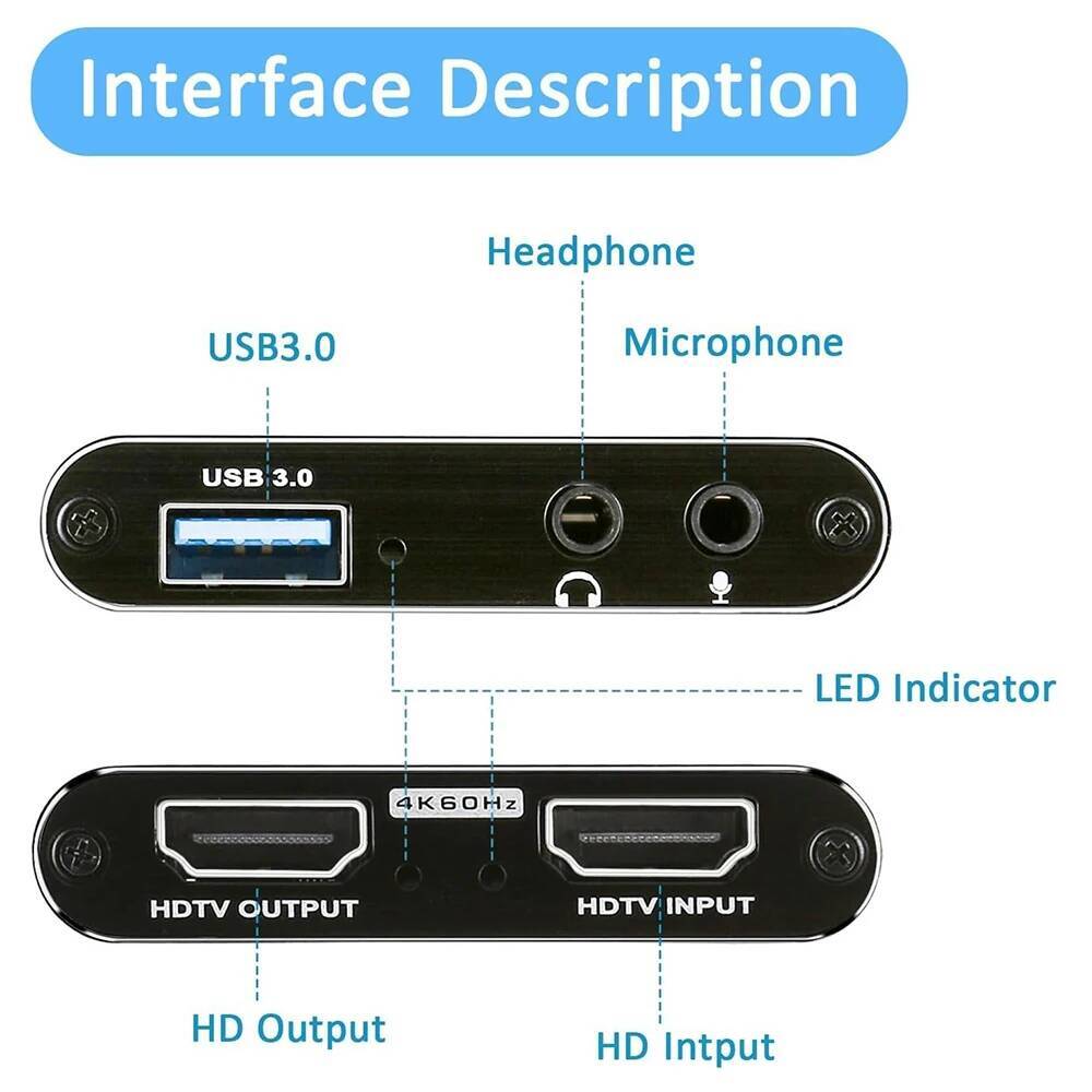4K HDMI-Compatible to USB 3.0  - مراجعة Pc Gaming Game وسعره
