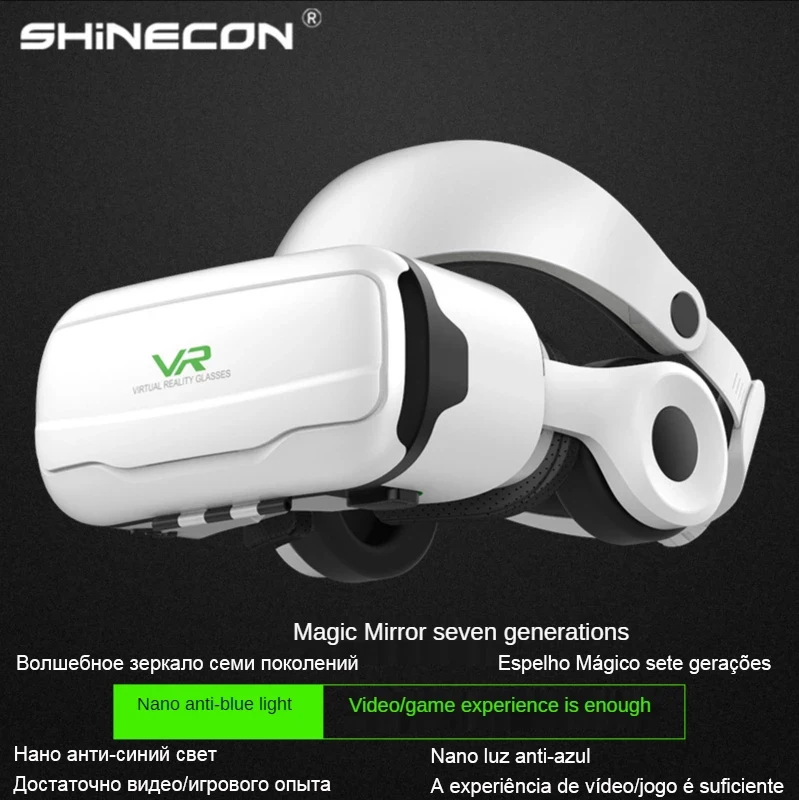 VR Glasses Virtual Reality 3D  - مراجعة Vr Headset Pc وسعره