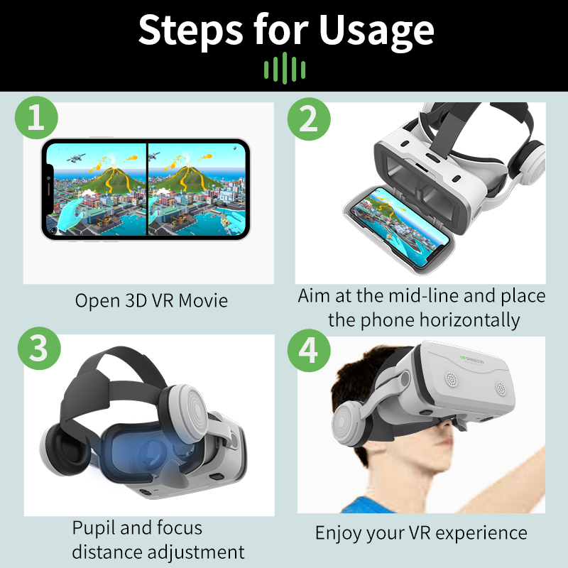 3D Viar Phone Virtual Reality  - مراجعة Vr Headset Pc وسعره