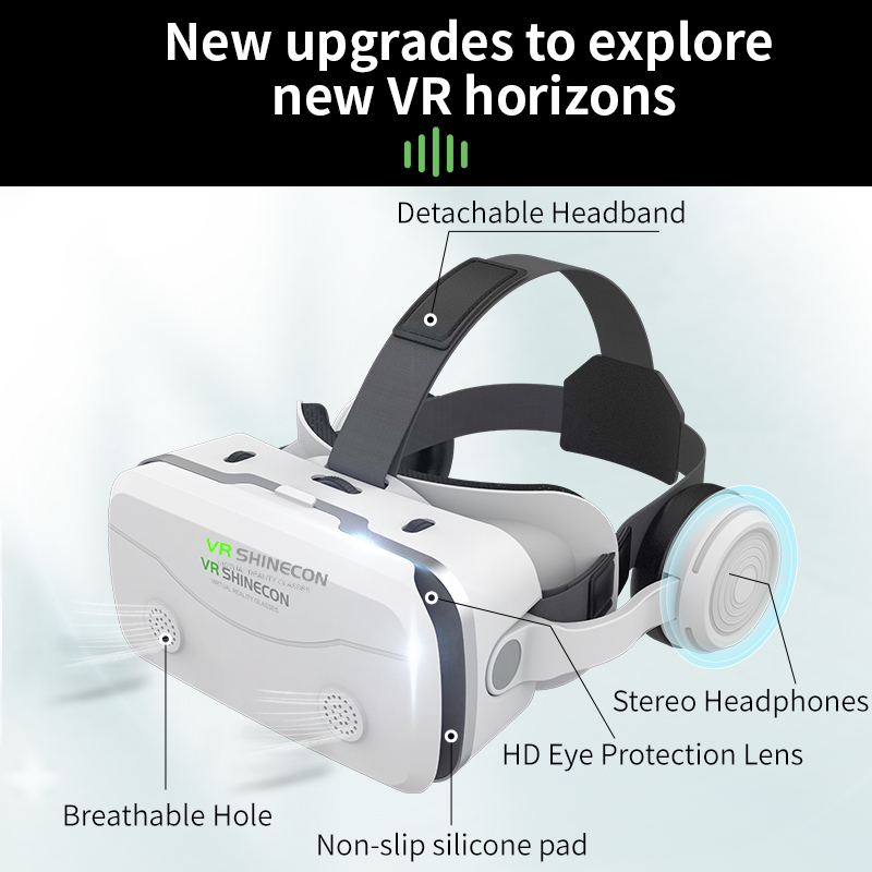 3D Viar Phone Virtual Reality  - مراجعة Vr Headset Pc وسعره