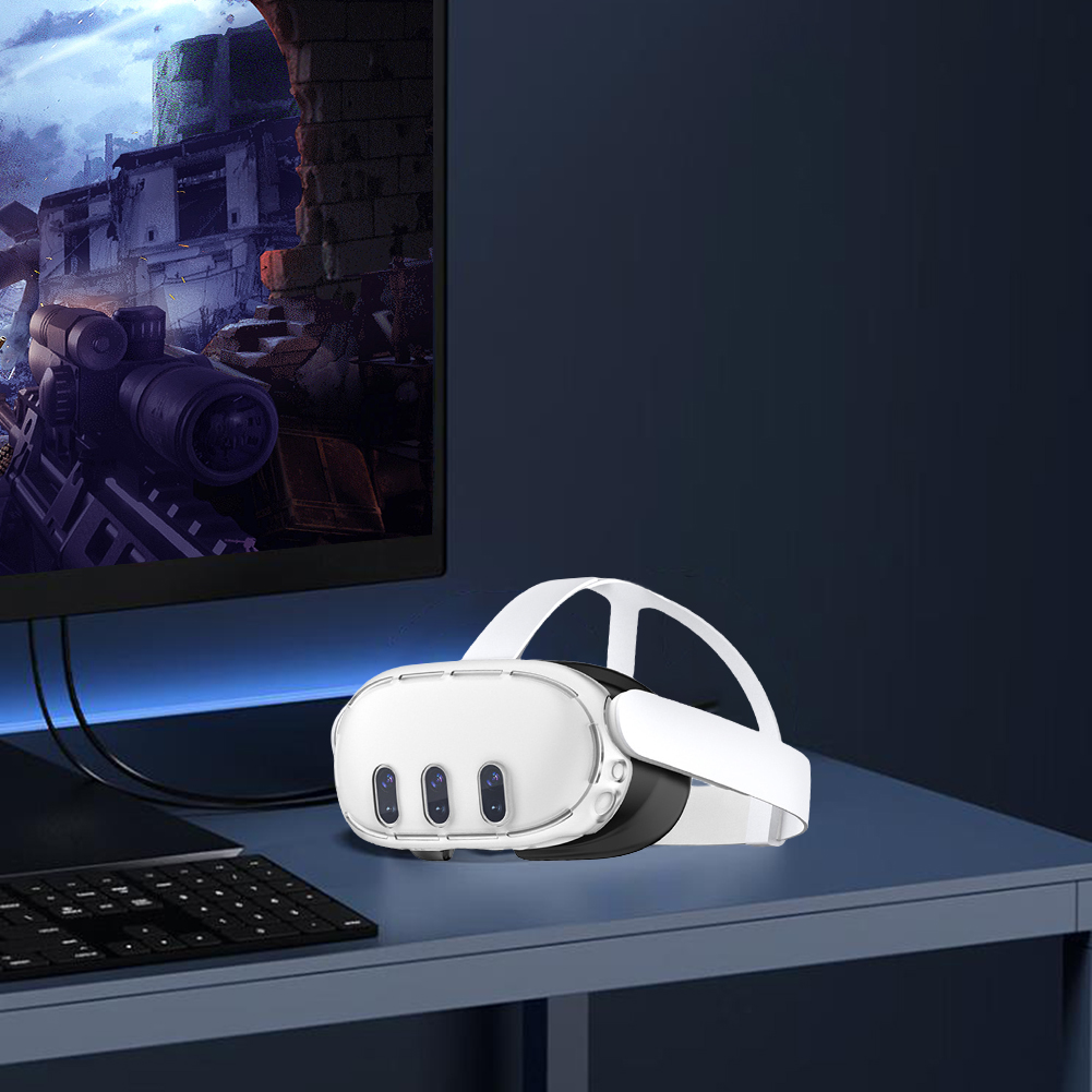 Transparent VR Headset Protect - مراجعة Vr Headset Pc وسعره