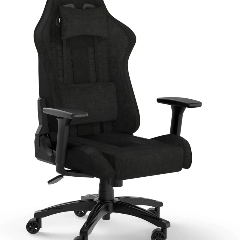 Gaming Chair Fabric Racing Des - مراجعة Gaming Chair Lumbar Pillow وسعره
