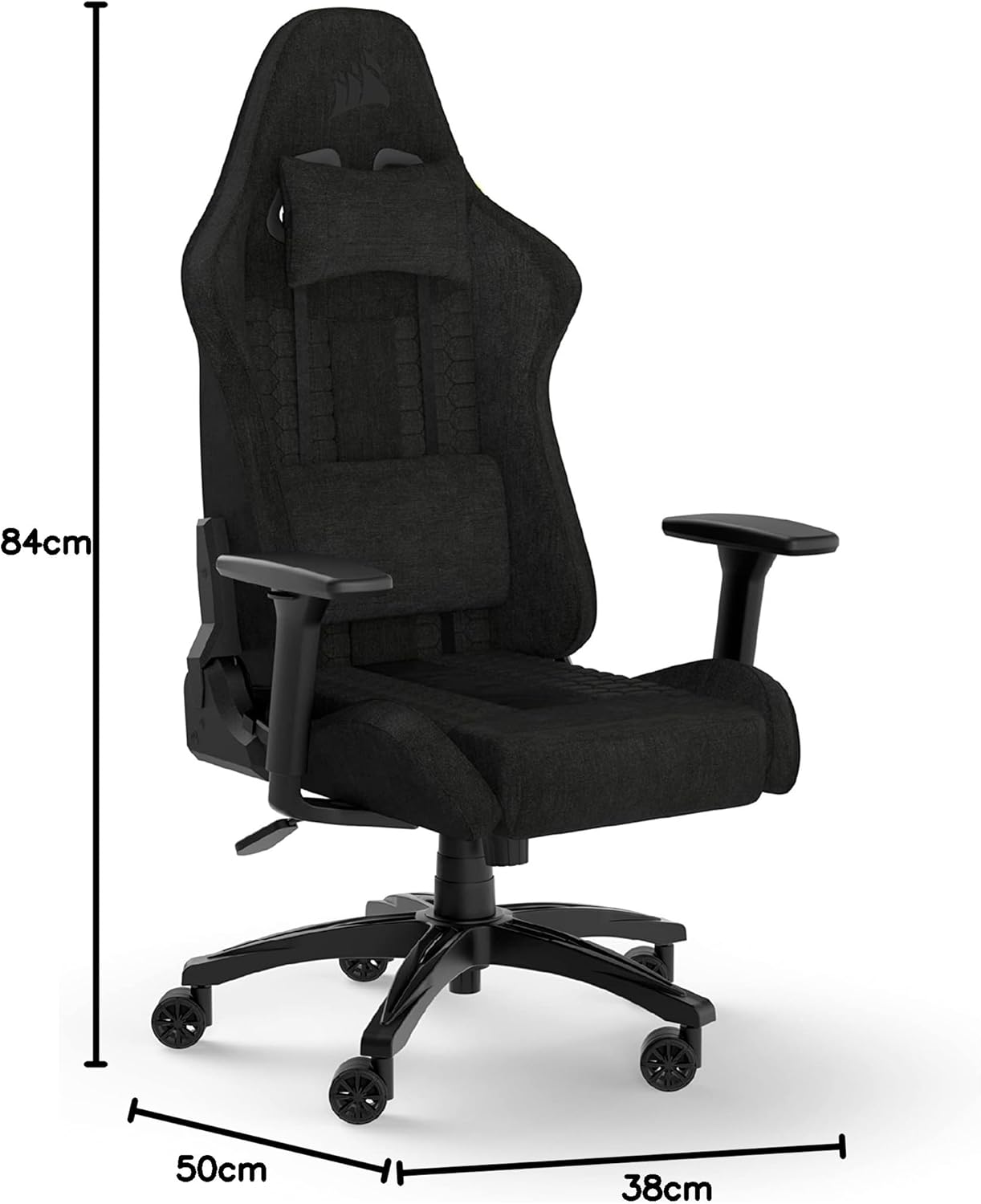 Gaming Chair Fabric Racing Des - مراجعة Gaming Chair Lumbar Pillow وسعره