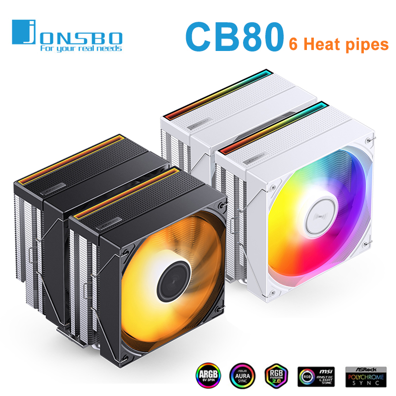 Jonsbo CB80 Air-cooled Radiato - مراجعة Pc Case Fan وسعره