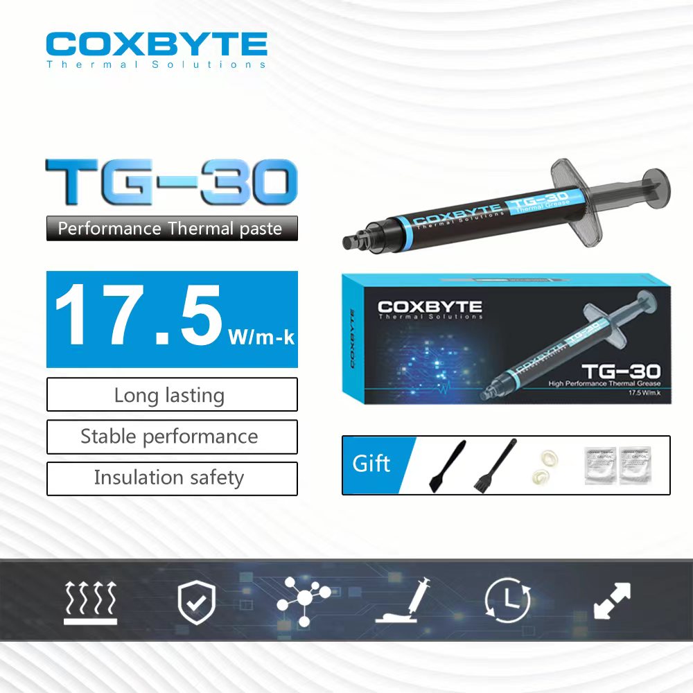 Coxbyte 17.5W/mk Thermal Paste - مراجعة Thermal Paste وسعره
