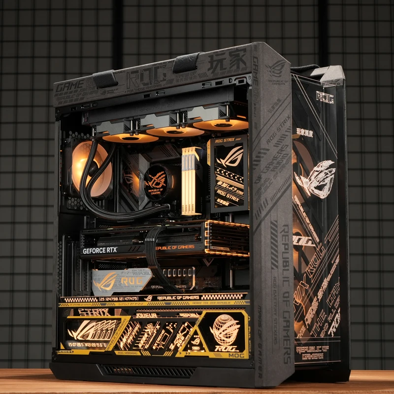 ROG Family Bucket 9800X/9950X3 - مراجعة Pc Gaming Itx وسعره