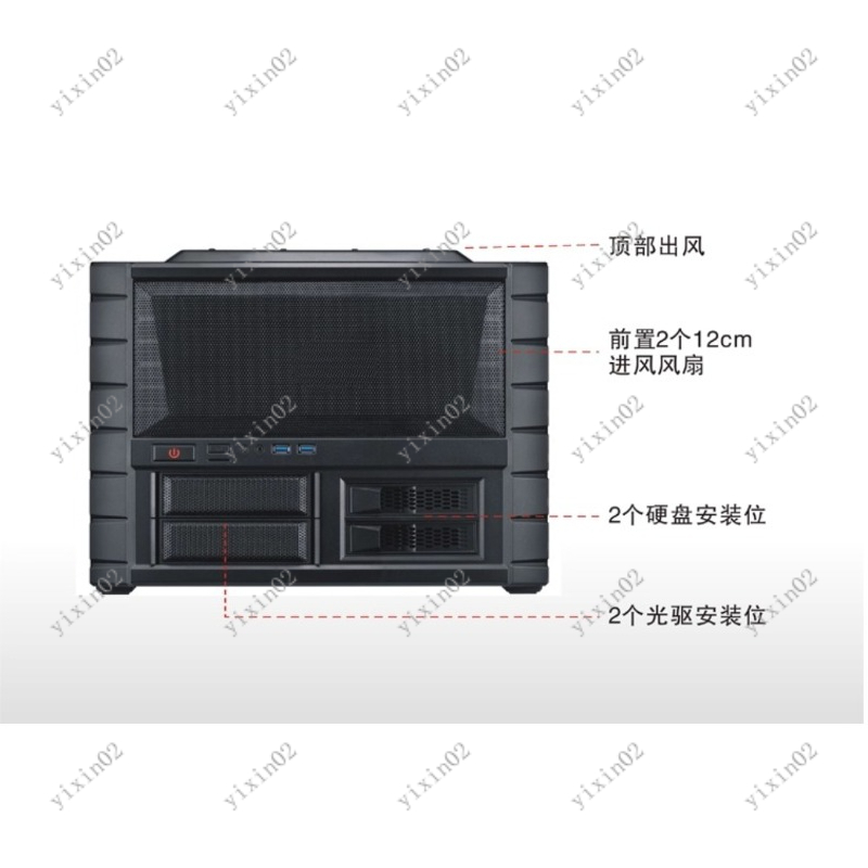 ATX Motherboard Computer Case  - مراجعة Pc Case Fan وسعره