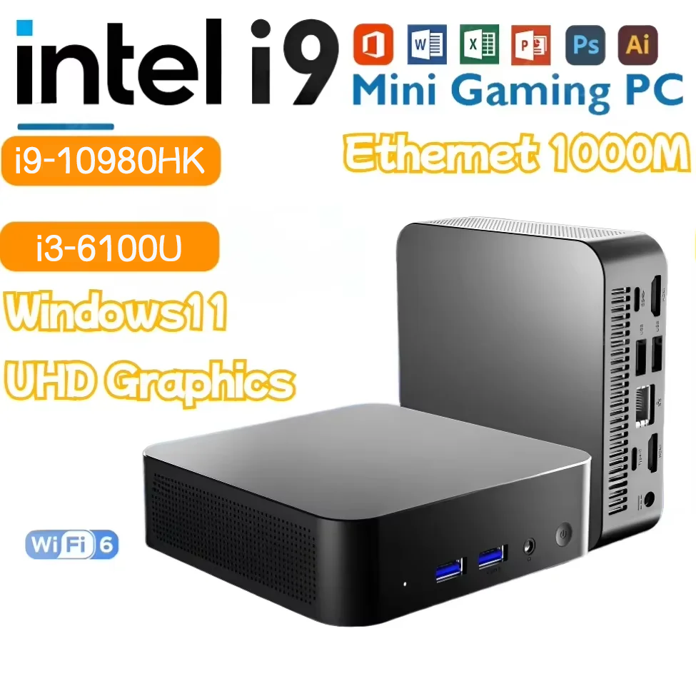 NEW MINI PC Computer Intel Cor - مراجعة Pc Gaming I9 وسعره