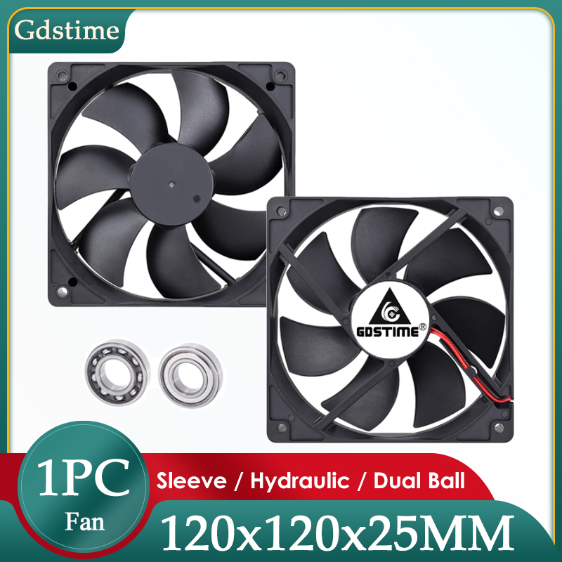 GDSTIME DC 5V 12V 24V 48V 120m - مراجعة Pc Case Fan وسعره