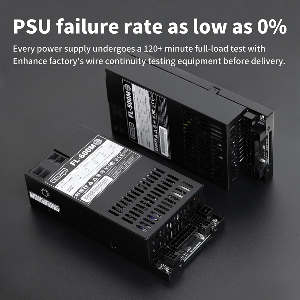 FL-600M/FL-500M Flex-ATX PSU 6 - مراجعة Atx Power Supply وسعره
