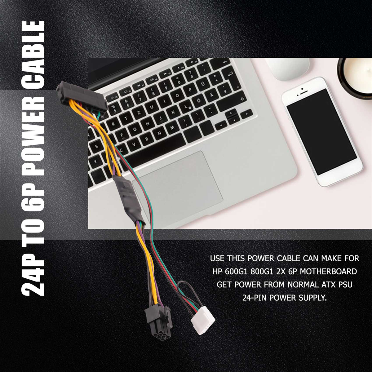 FUFU ATX PSU Power Supply Cabl - مراجعة Atx Power Supply وسعره