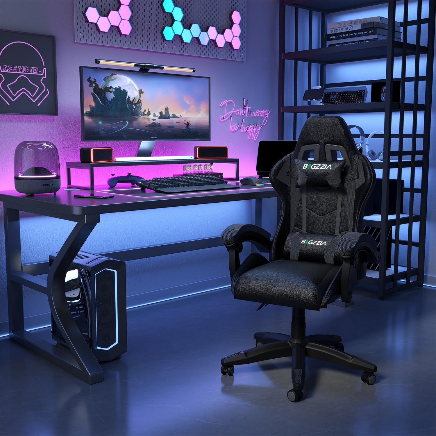 Gaming Chair with Heated Cushi - مراجعة Gaming Chair Lumbar Pillow وسعره