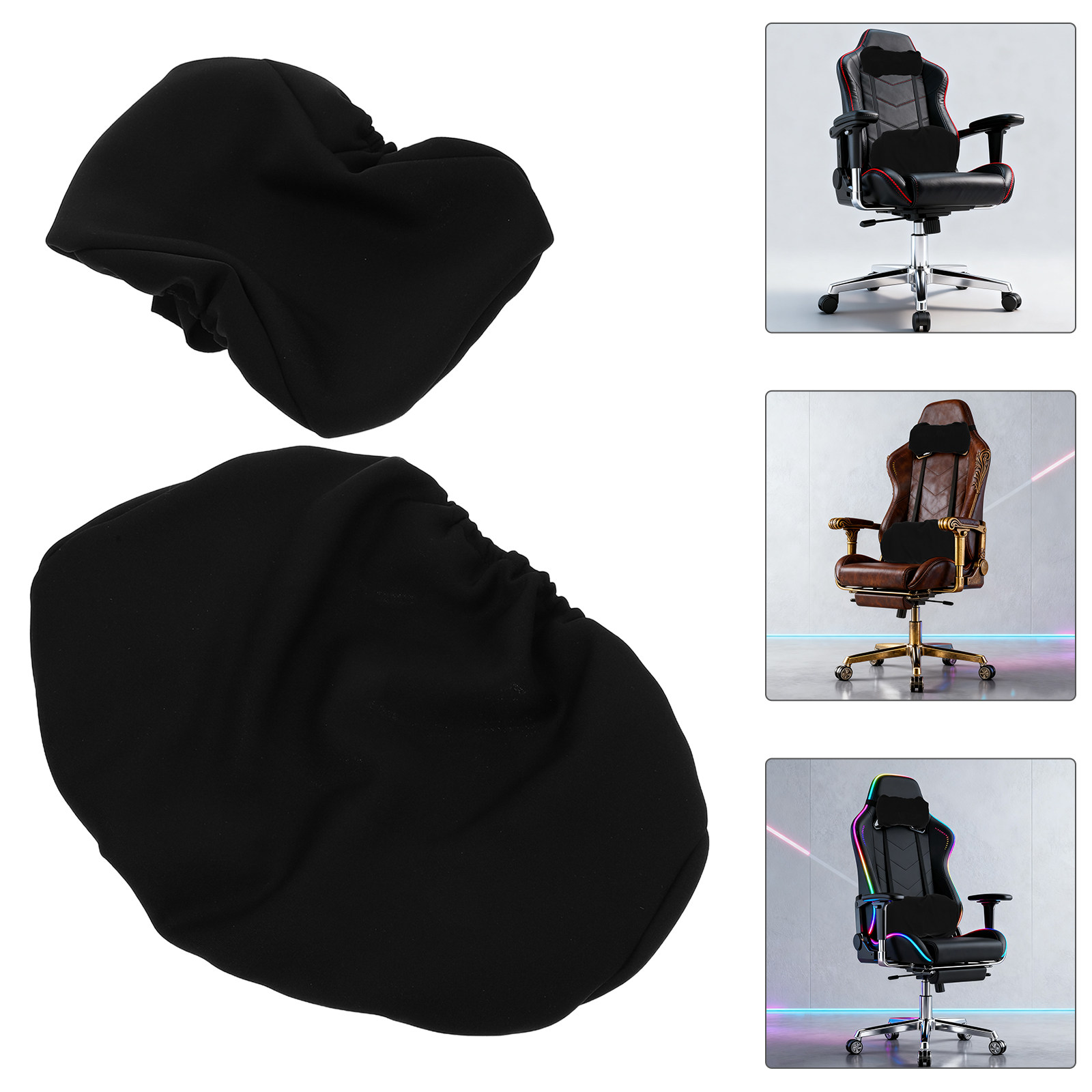 2Pcs Gaming Chair Neck Cushion - مراجعة Gaming Chair Lumbar Pillow وسعره