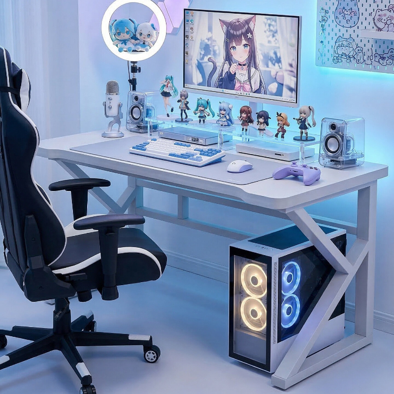 Modern Vintage Computer Desk E - مراجعة Pc Gaming Zimmer وسعره