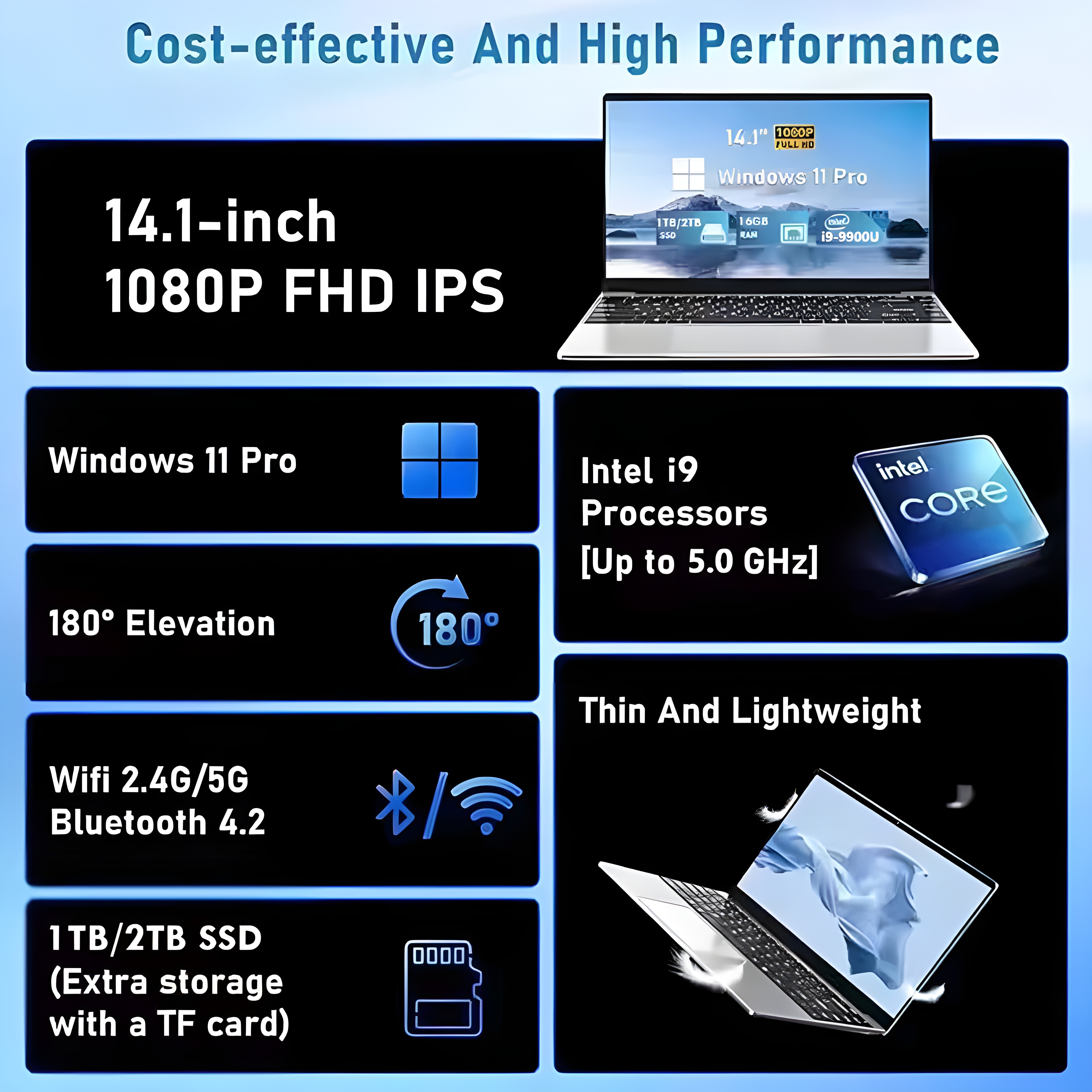 2025 14.1 Inch Slim Laptop Win - مراجعة Pc Gaming I9 وسعره