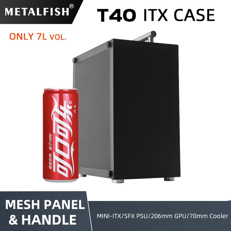METALFISH T40 Mini ITX Black C - مراجعة Pc Gaming Itx وسعره