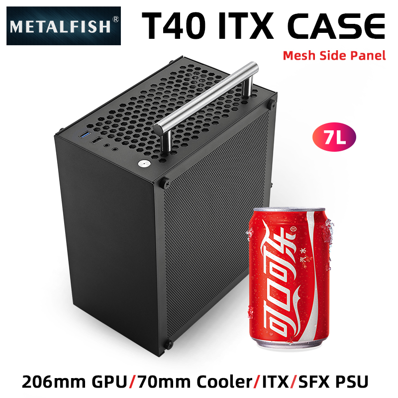 METALFISH T40 Mini ITX Black C - مراجعة Pc Gaming Itx وسعره