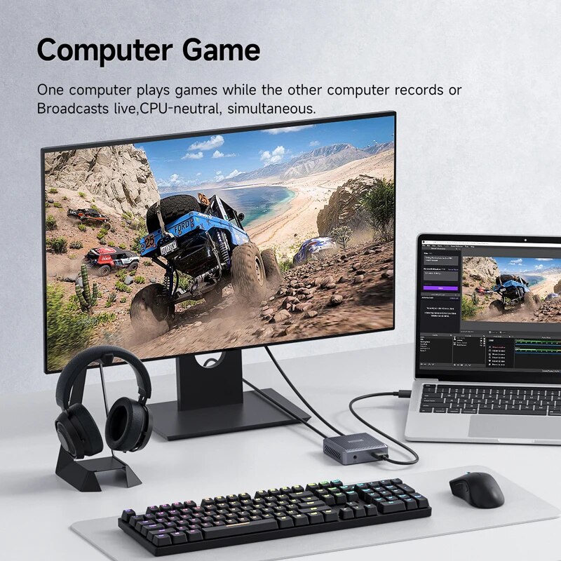 Hagibis 4K HDMI-Compatible Vid - مراجعة Pc Gaming Game وسعره