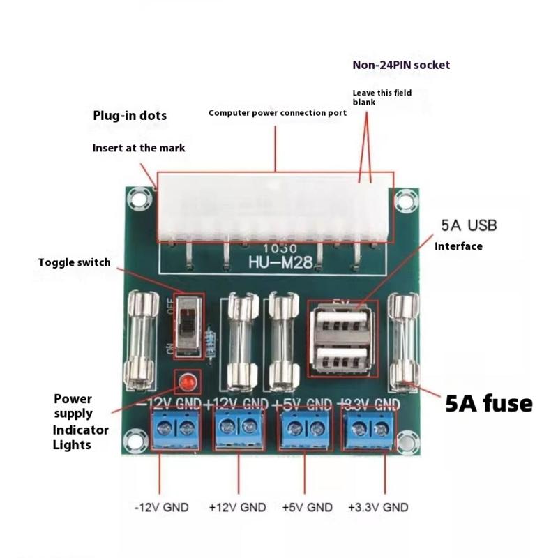 1Pc Power Adapter Supply Test  - مراجعة Atx Power Supply وسعره
