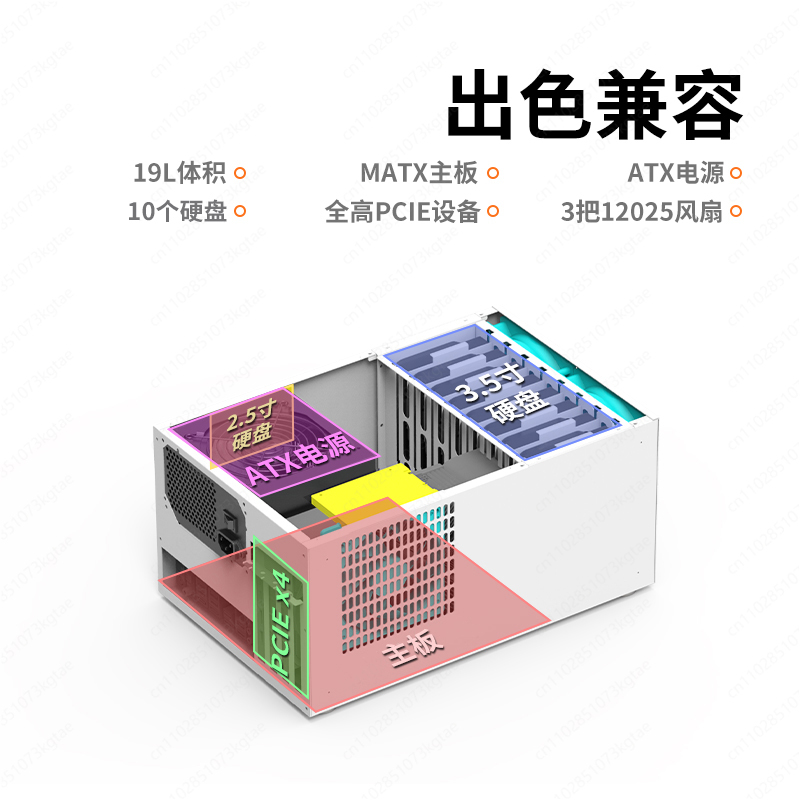 B8 8-position NAS chassis ATX  - مراجعة Atx Power Supply وسعره