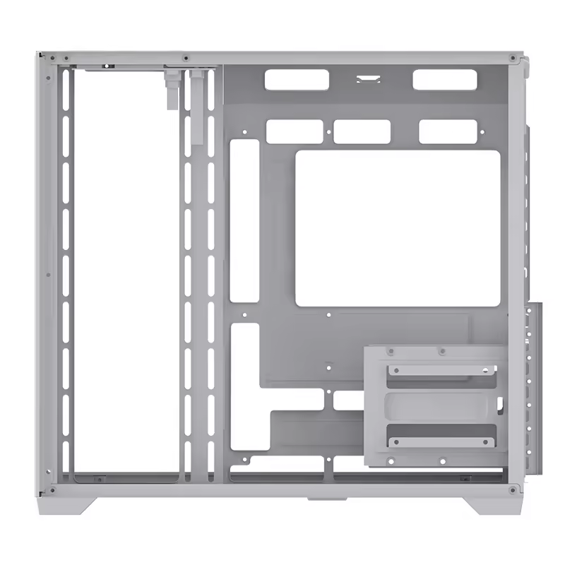 White PC Case Chassis Full Tow - مراجعة Pc Case Fan وسعره