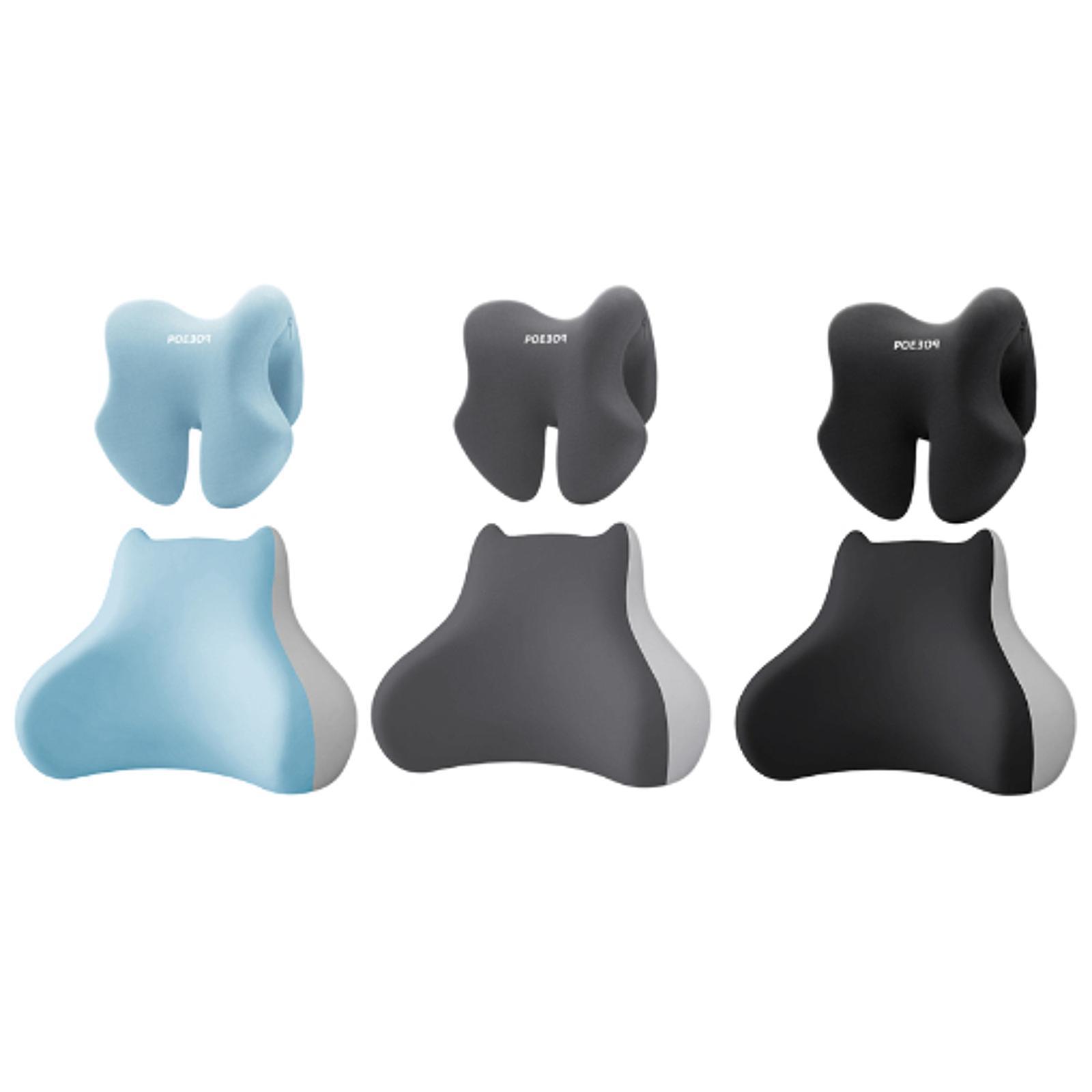 2Pcs Lumbar Support Pillow wit - مراجعة Gaming Chair Lumbar Pillow وسعره