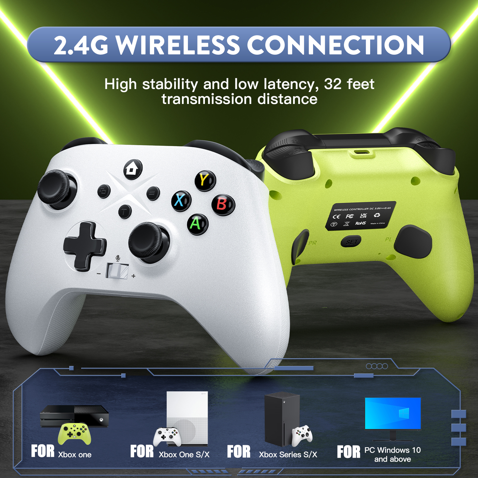 Wireless Controller W/Gaming V - مراجعة Pc Gaming Xbox Controller وسعره