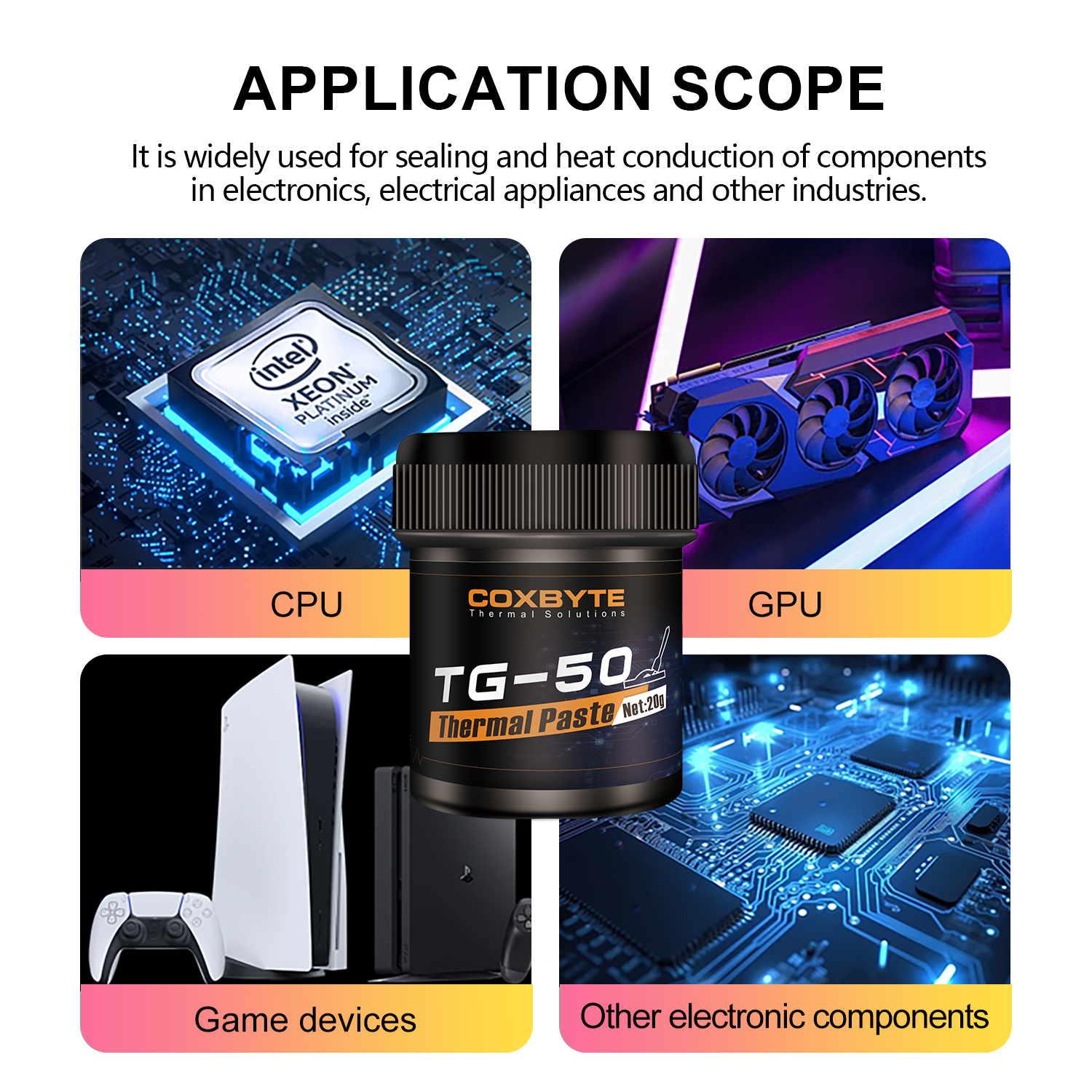 Coxbyte TG-50 18.2W/mk Thermal - مراجعة Thermal Paste وسعره