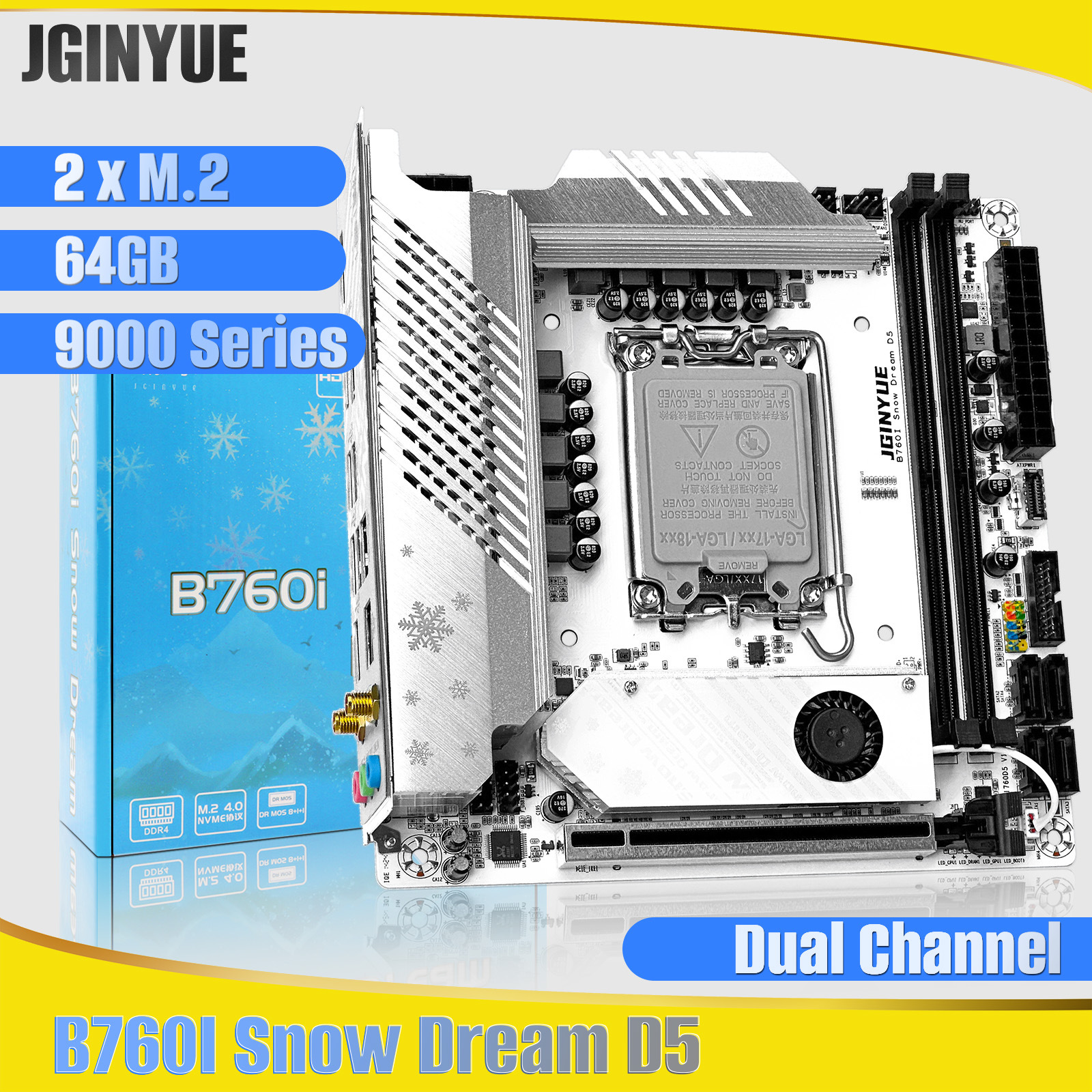 JGINYUE B760i ddr5 mini itx de - مراجعة Pc Gaming Itx وسعره
