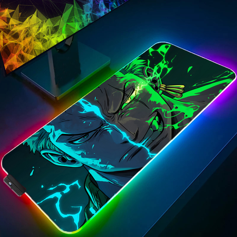 ONE PIECE Zoro Mouse Pad RGB G - مراجعة Pc Gaming Keyboards وسعره