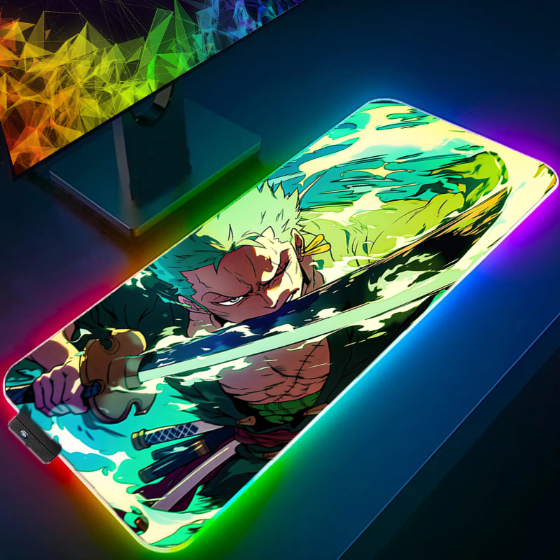 ONE PIECE Zoro Mouse Pad RGB G - مراجعة Pc Gaming Keyboards وسعره