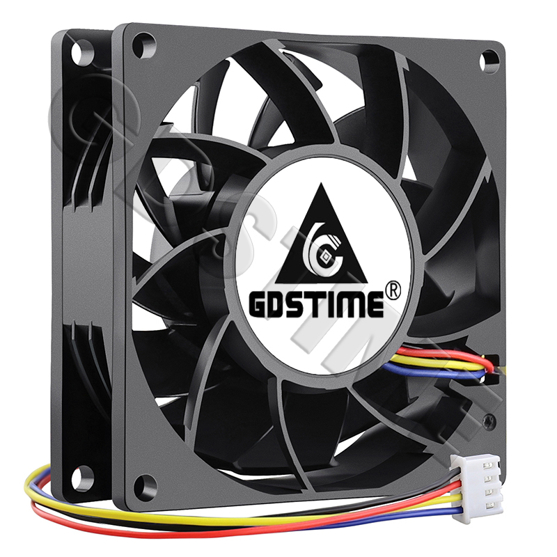 Gdstime DC 5V 12V 24V Fan 80mm - مراجعة Pc Case Fan وسعره