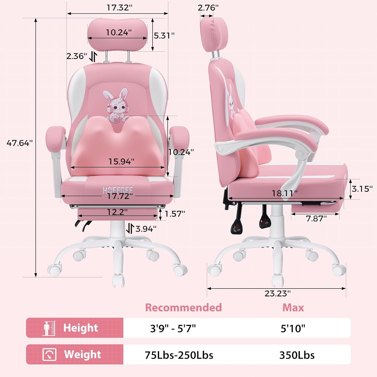 Kids Computer Gaming Chair for - مراجعة Gaming Chair Lumbar Pillow وسعره