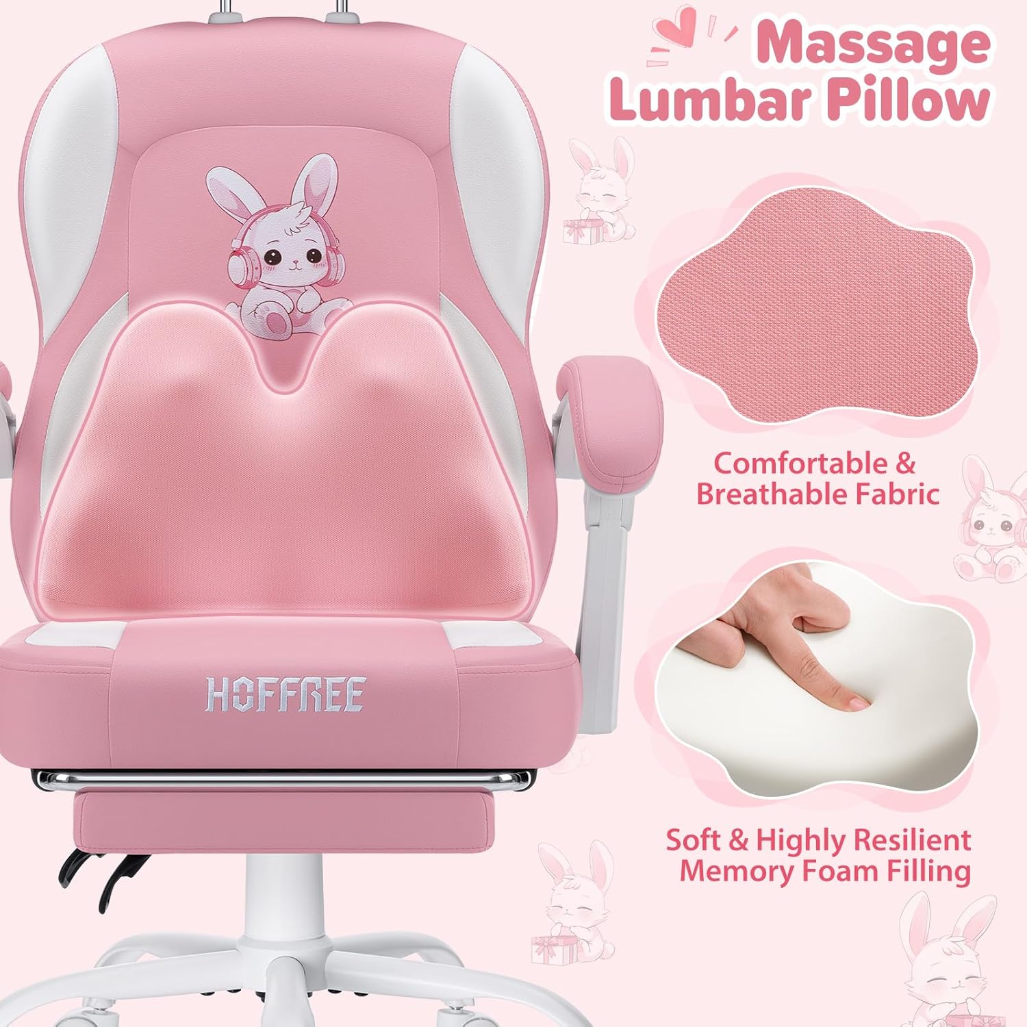 Kids Computer Gaming Chair for - مراجعة Gaming Chair Lumbar Pillow وسعره