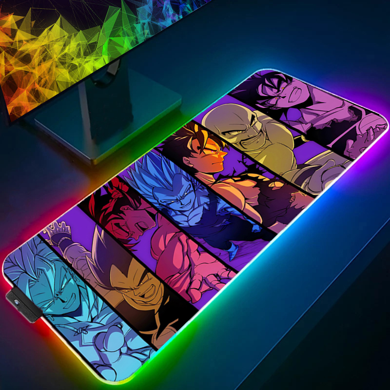 LED Mouse pad Dragon Ball Comp - مراجعة Pc Gaming Game وسعره