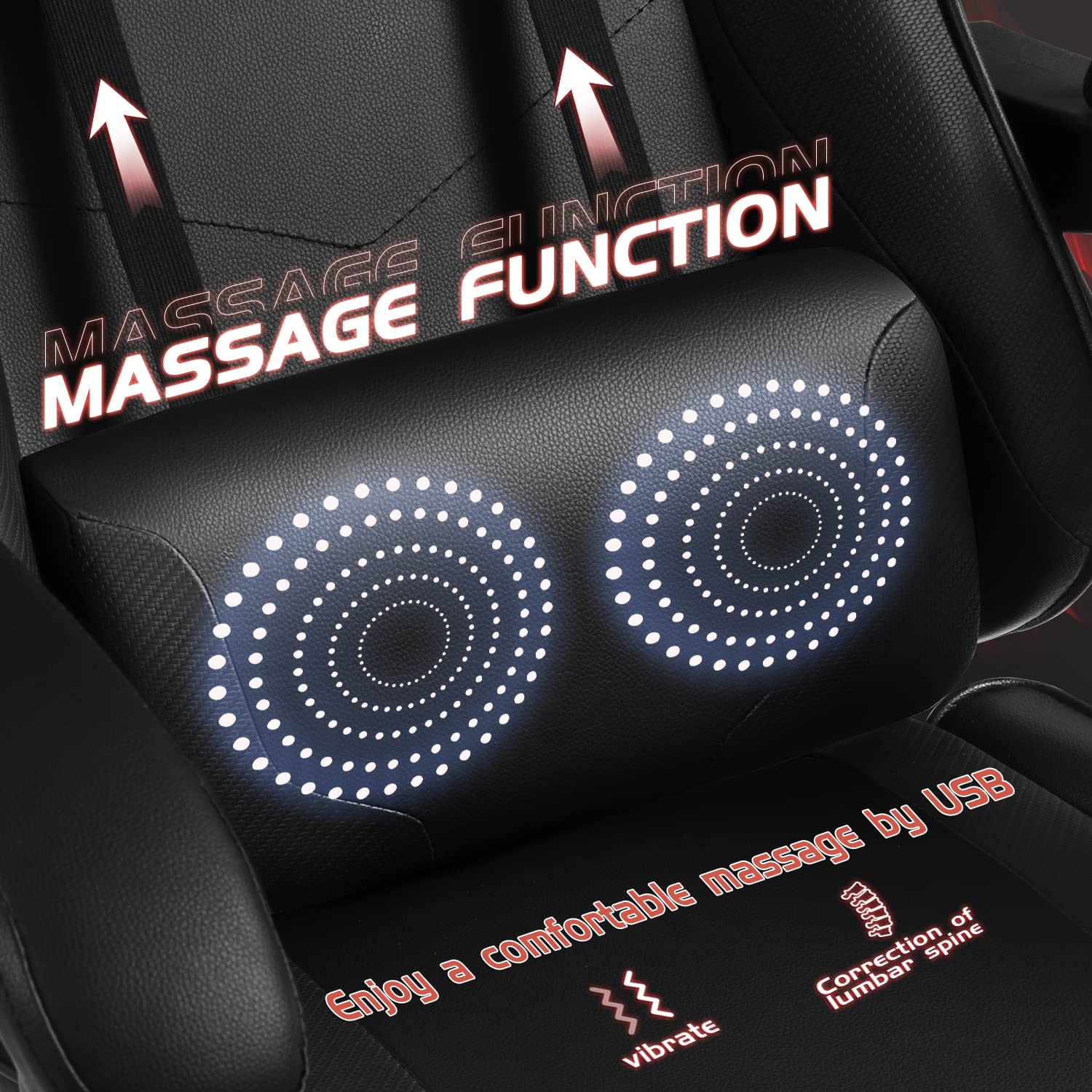 Ergonomic Gaming Chair With Ad - مراجعة Gaming Chair Lumbar Pillow وسعره