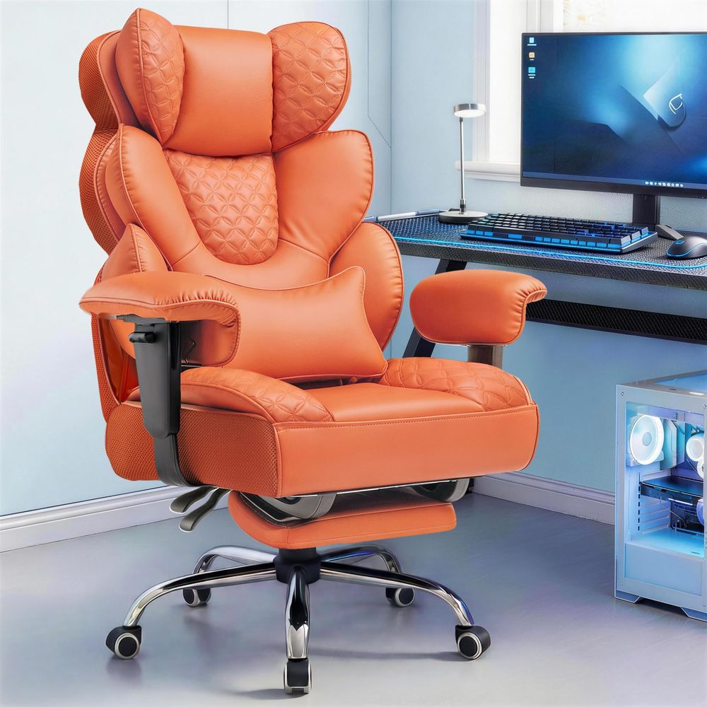 Big and Tall Gaming Chair Ergo - مراجعة Gaming Chair Lumbar Pillow وسعره