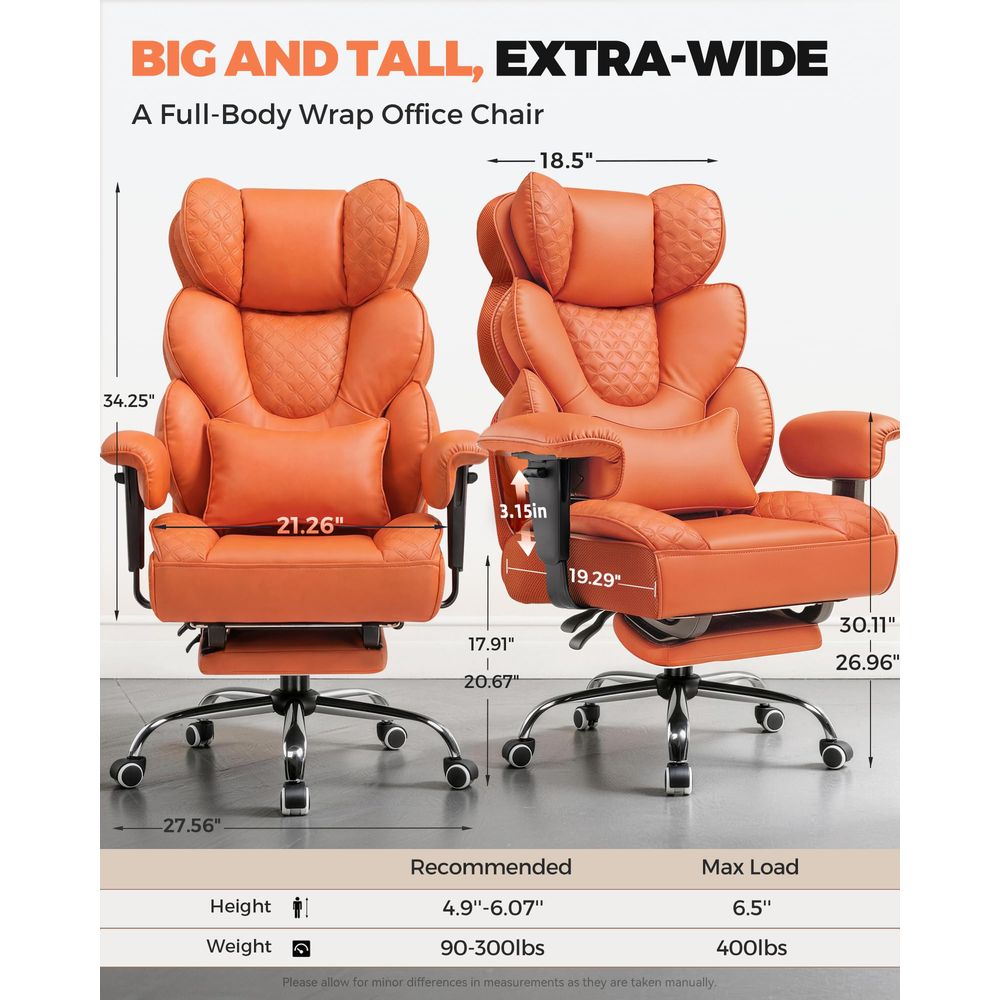 Big and Tall Gaming Chair Ergo - مراجعة Gaming Chair Lumbar Pillow وسعره